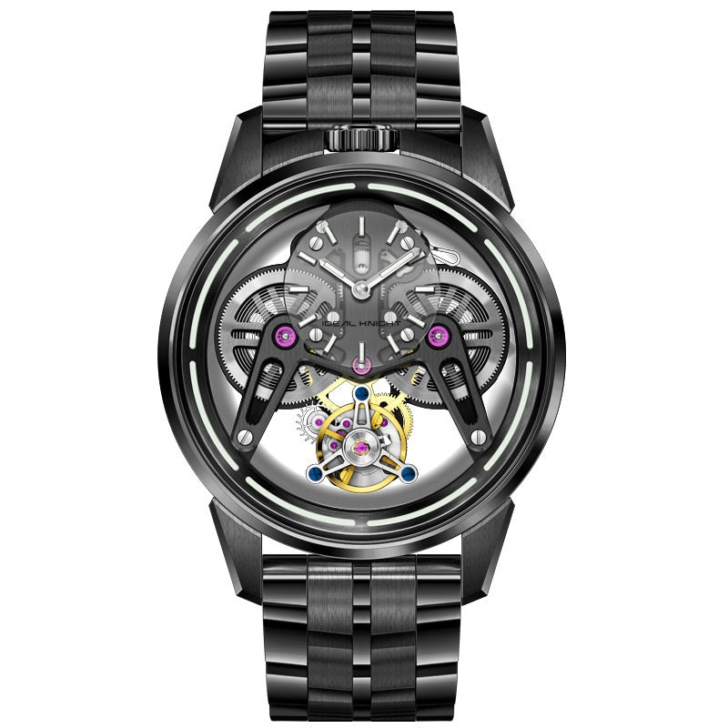 Men's Mechanical Tourbillon-Style Fashion Watch