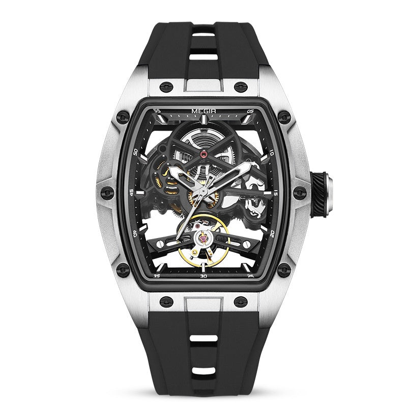Men's Openwork Mechanical Watch
