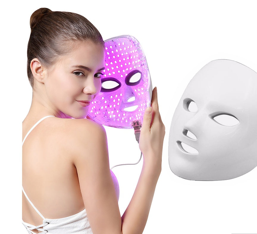 7-Color LED Facial Mask with USB