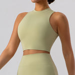 Women's High-Neck Yoga Sports Vest