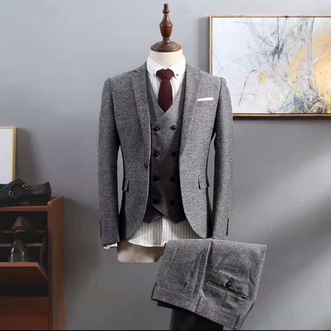 Men's Three-Piece Business Suit