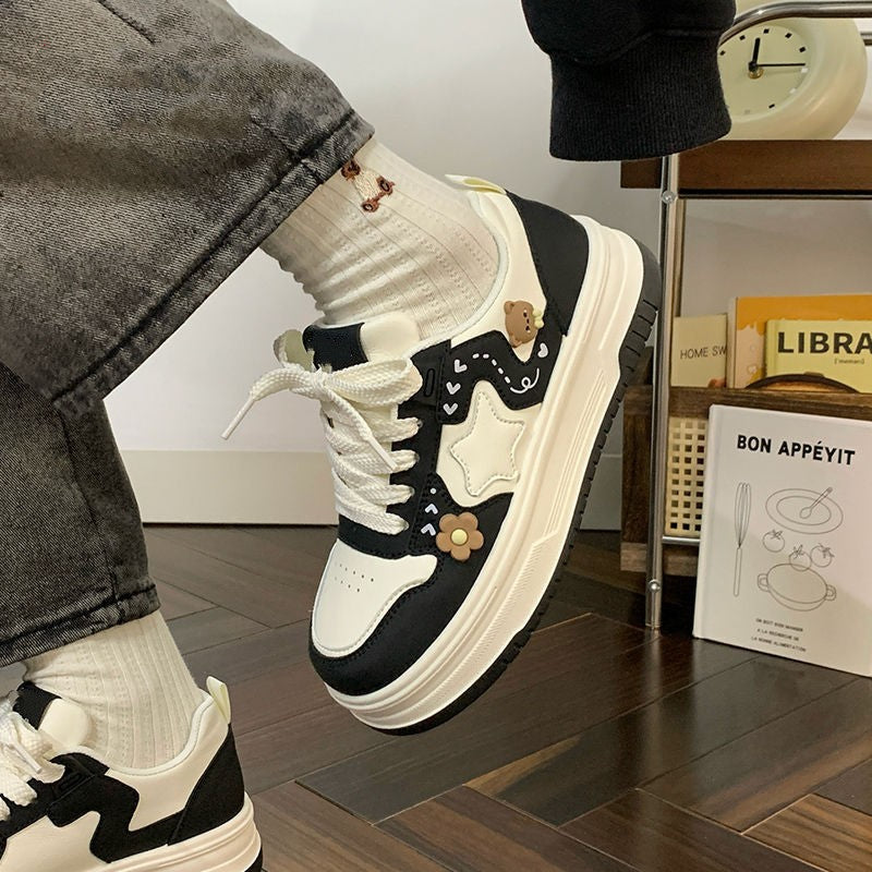 Women's Star-Pattern Casual Sneakers