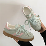Women's Retro White Casual Sneakers