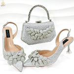 Women's Party Shoes and Bag Set