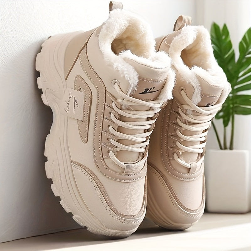 Women's Fleece-Lined High-Top Shoes