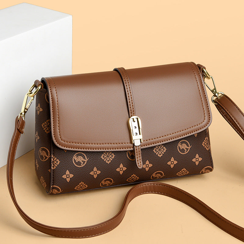 Women's Printed High-Capacity Shoulder Bag