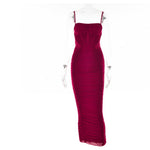 Women's backless pleated dress product image 2