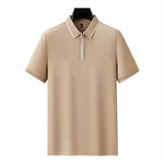 Men's Cotton-Blend Short-Sleeve Polo Shirt