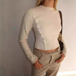 Women's Cozy Gray Autumn Sweater