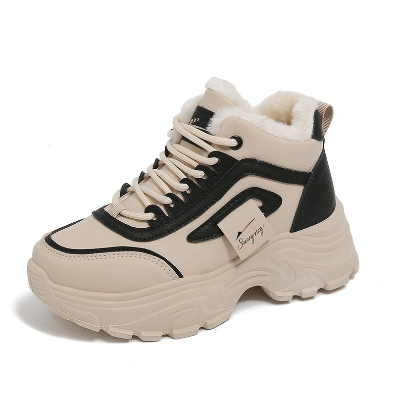 Women's Fleece-Lined High-Top Shoes