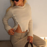 Women's Cozy Gray Autumn Sweater