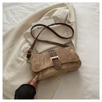 Women's Korean-Style Baguette Shoulder Bag