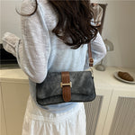 Women's Korean-Style Baguette Shoulder Bag