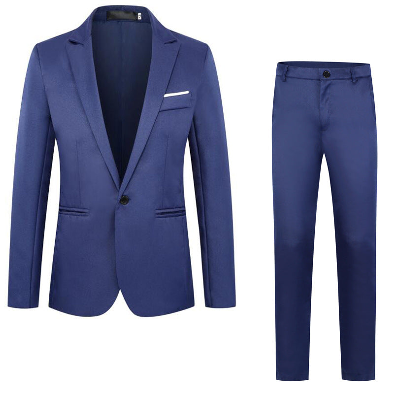 Men's Acetate-Blend Suit Set