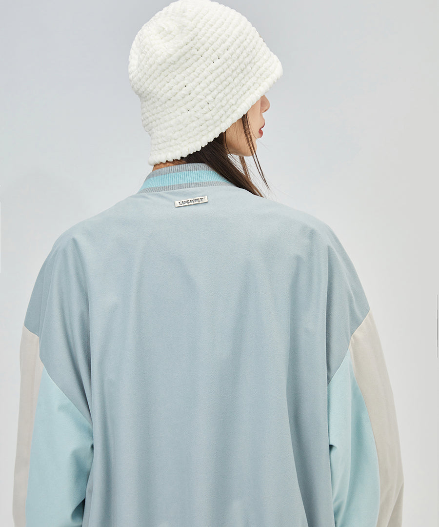 Women's Contrast-Color Patchwork Jacket