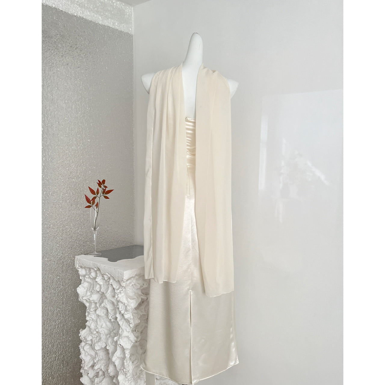 Women's Champagne Sequin Maxi Dress