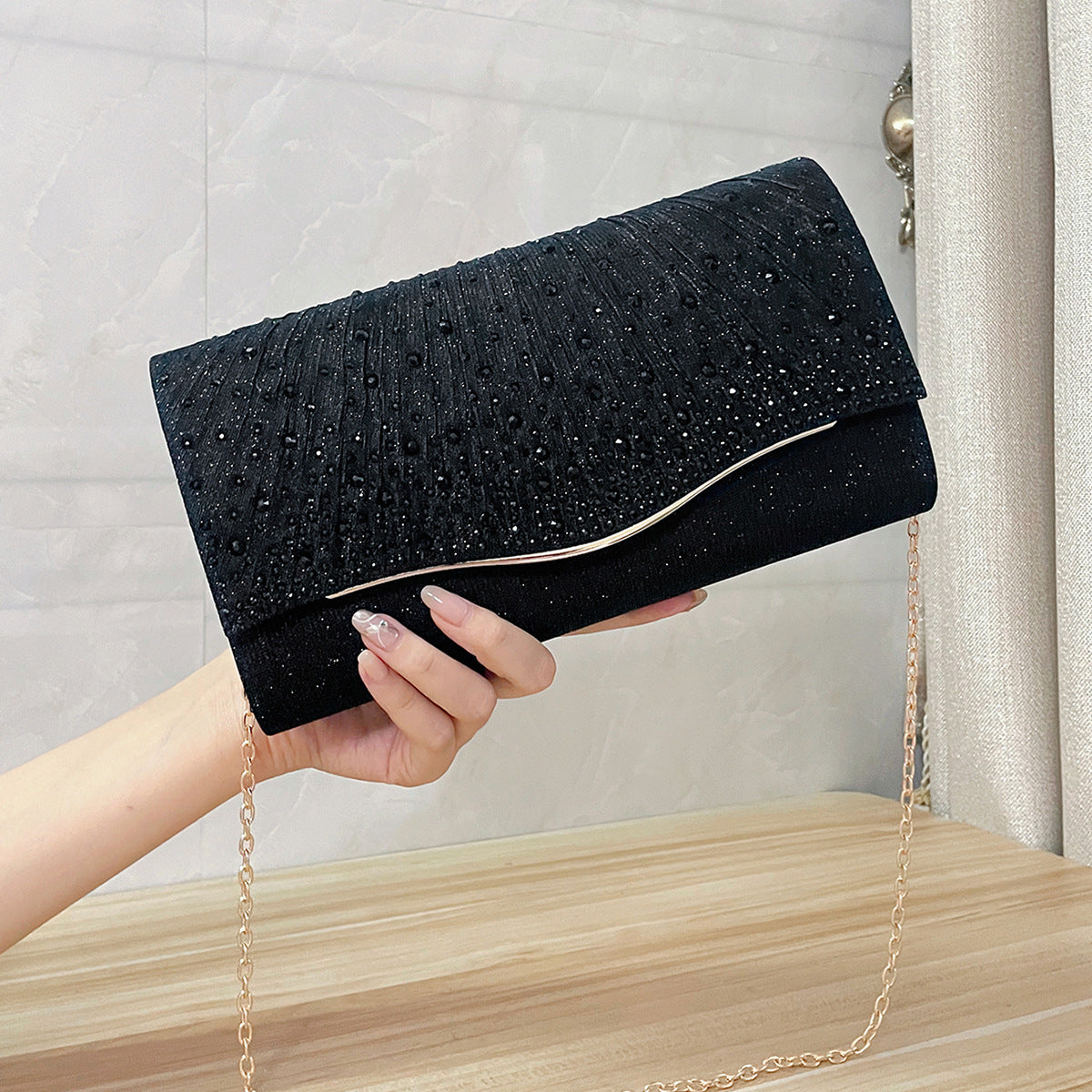 Rhinestone Dinner Clutch Bag