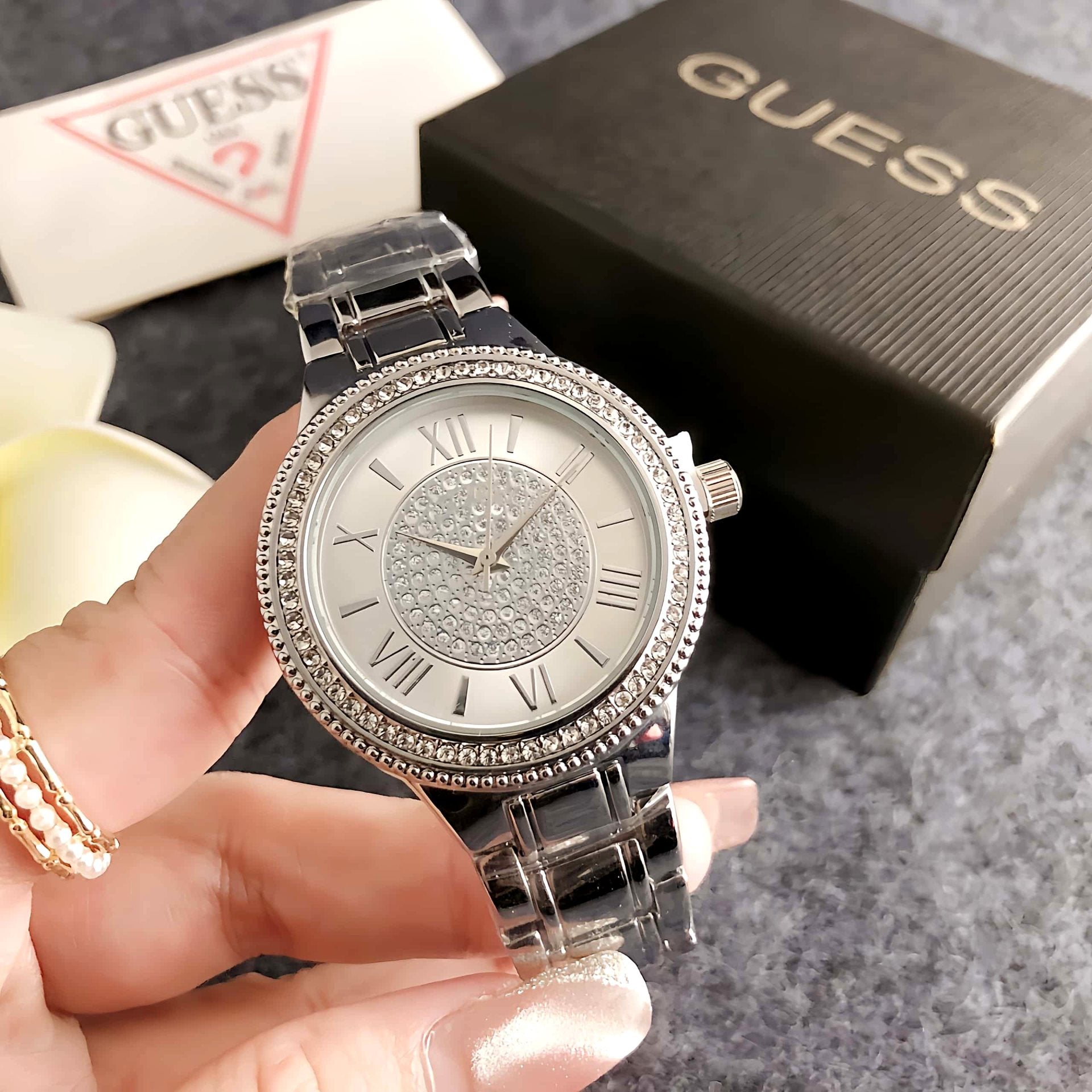 Women's Large Dial Quartz Watch