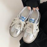 Women's Retro White Casual Sneakers