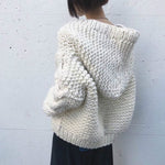 Women's hand-knitted wool sweater product image 3