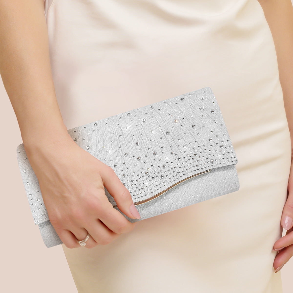 Rhinestone Dinner Clutch Bag