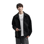 Men's Quilted PU Leather Jacket