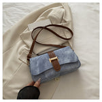 Women's Korean-Style Baguette Shoulder Bag