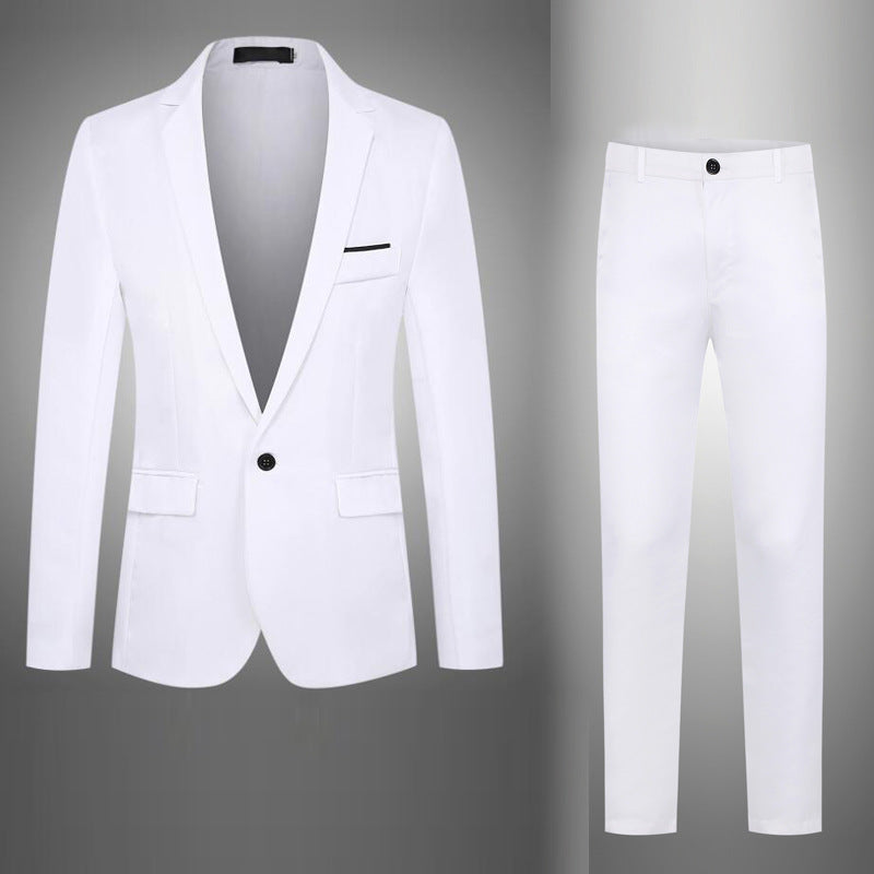 Men's Acetate-Blend Suit Set