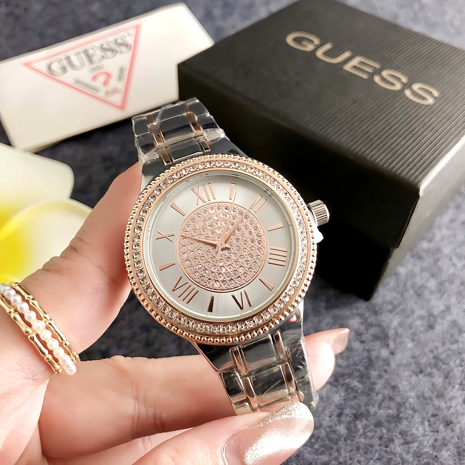 Women's Large Dial Quartz Watch