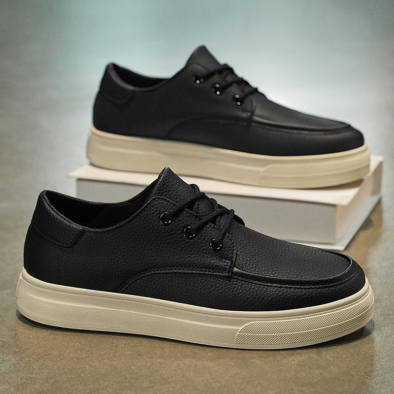 Men's Harajuku-Style Casual Leather Shoes