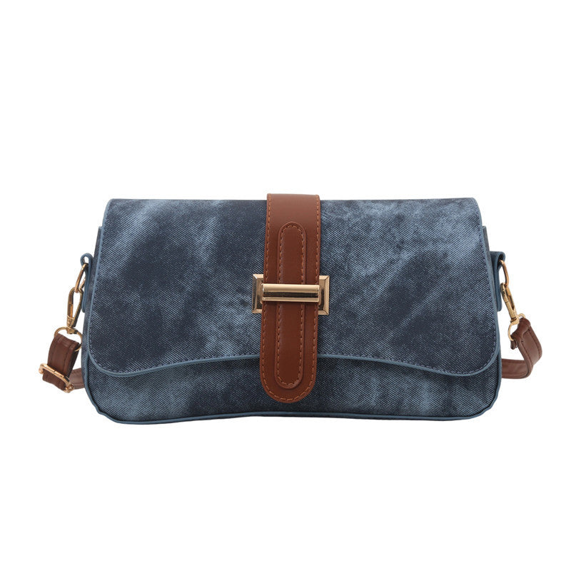 Women's Korean-Style Baguette Shoulder Bag