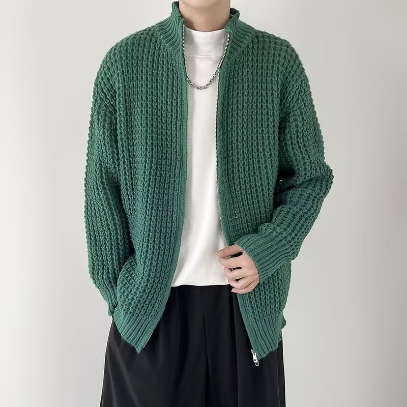 Men's Chunky Knit Autumn Cardigan Coat