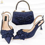 Women's Party Shoes and Bag Set