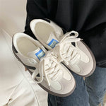 Women's Retro White Casual Sneakers