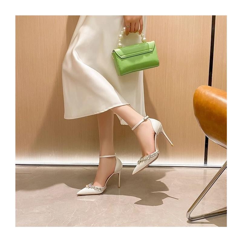 Women's Pointed-Toe Buckle Strap Stiletto Pumps