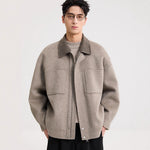 Men's Lamb-Wool Lapel Jacket