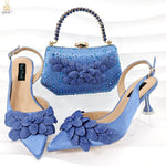 Women's Party Shoes and Bag Set