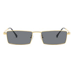 Retro Metal-Frame Square Sunglasses