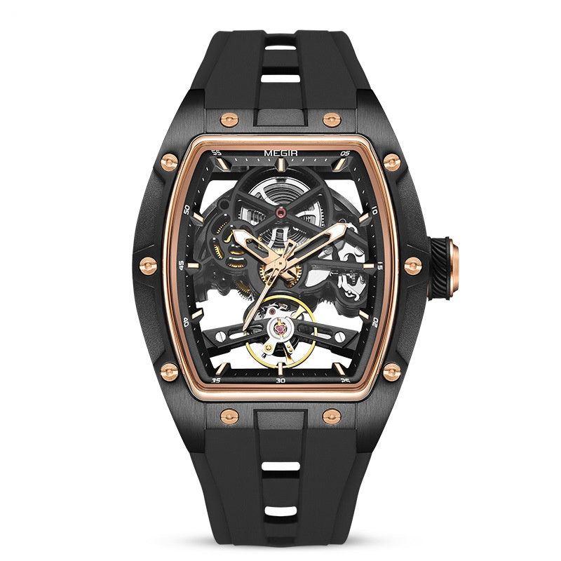 Men's Openwork Mechanical Watch