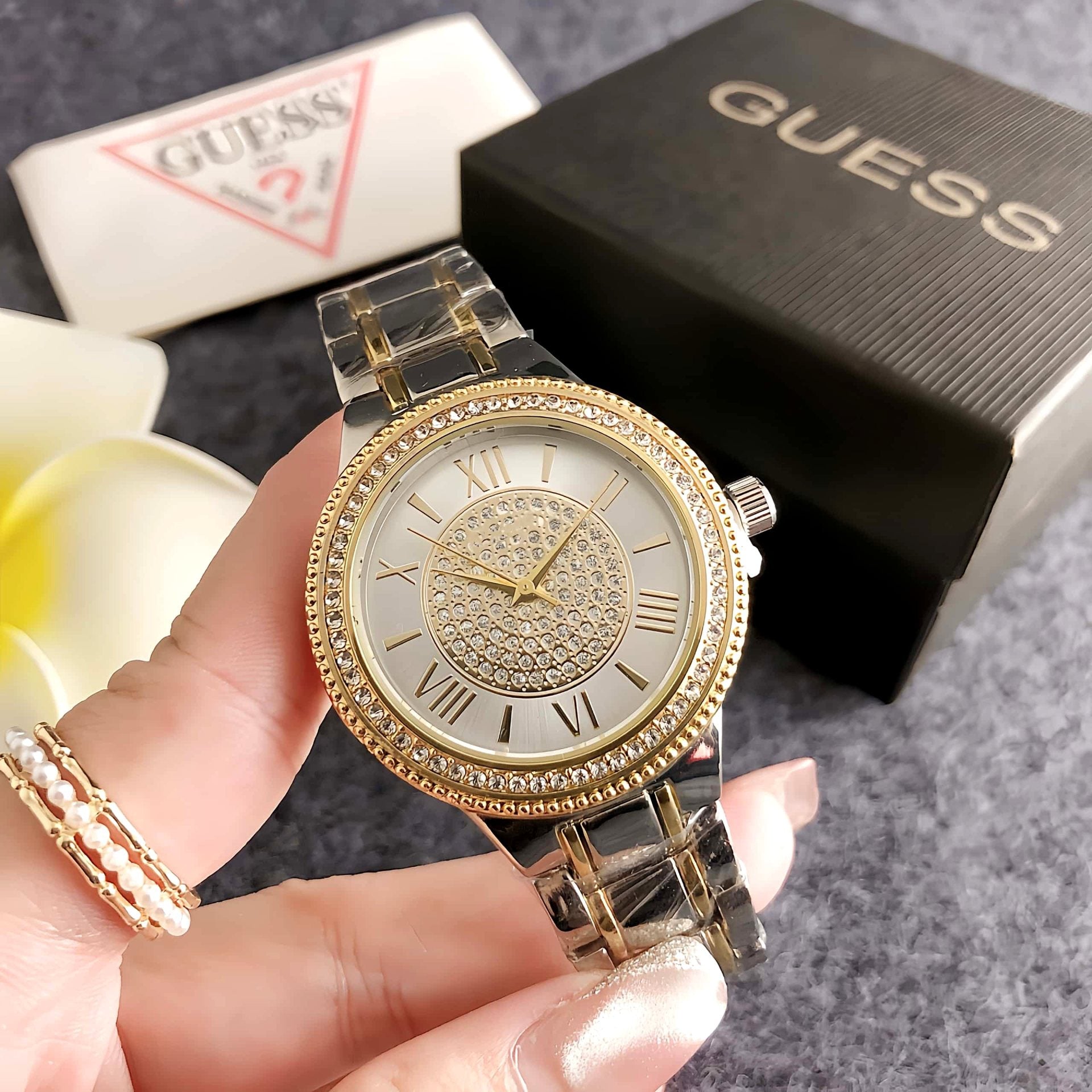 Women's Large Dial Quartz Watch