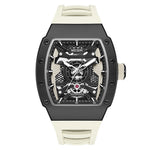 Men's Casual Mechanical Watch with Silicone Strap