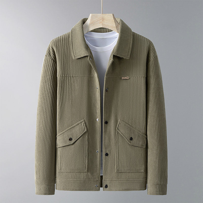 Men's Slim-Fit Pocket Detail Coat