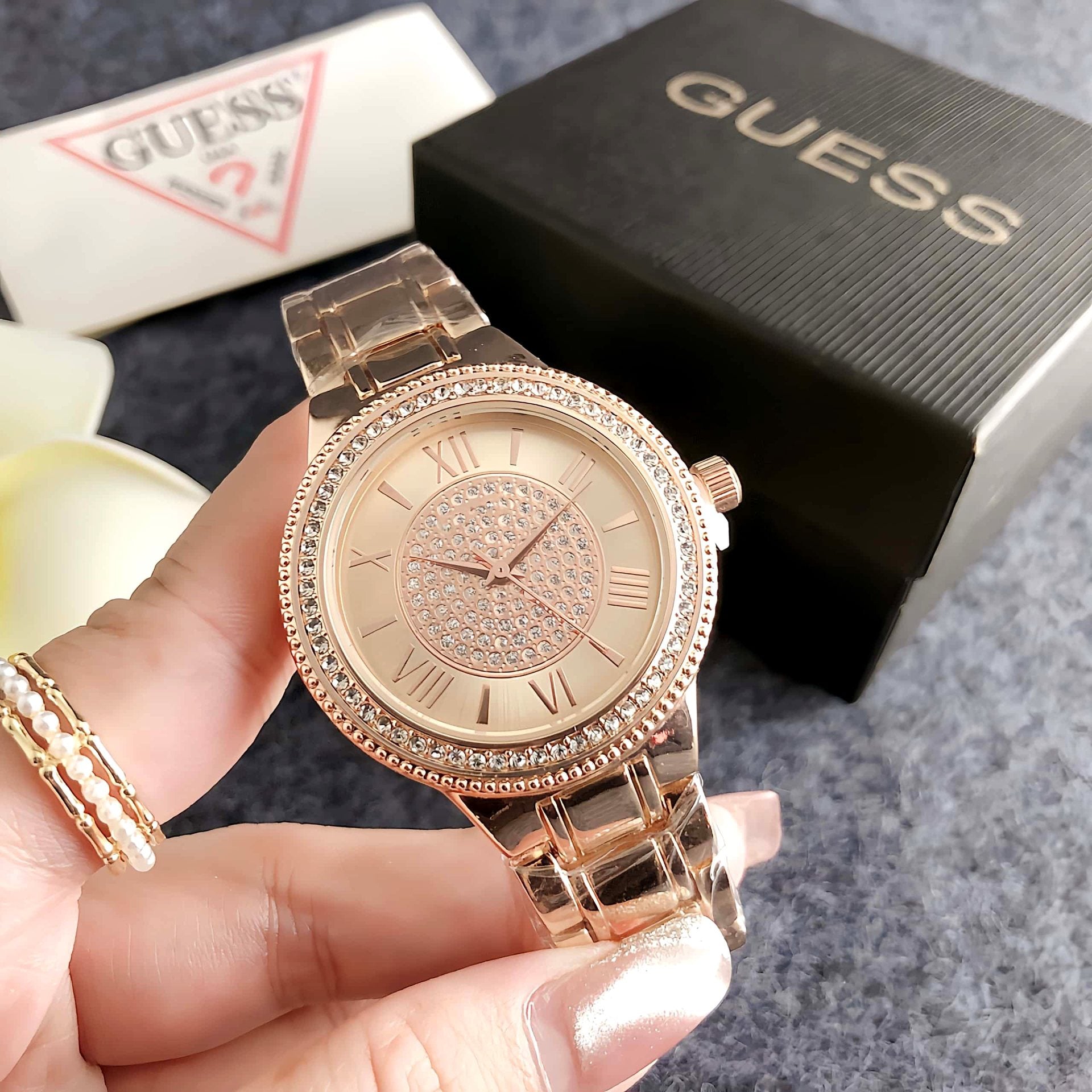 Women's Large Dial Quartz Watch