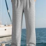 Men's High-Waist Wide-Leg Trousers
