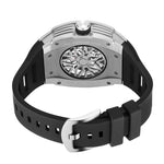 Men's Casual Mechanical Watch with Silicone Strap