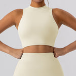 Women's High-Neck Yoga Sports Vest