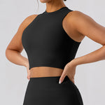Women's High-Neck Yoga Sports Vest