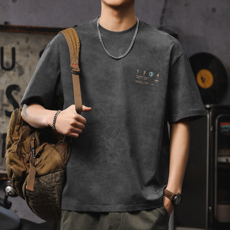 Men's Heavyweight Linen-Blend T-Shirt