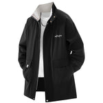 Men's Plus-Size Mid-Length Trench Coat