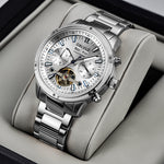 Men's Openwork Multifunction Watch